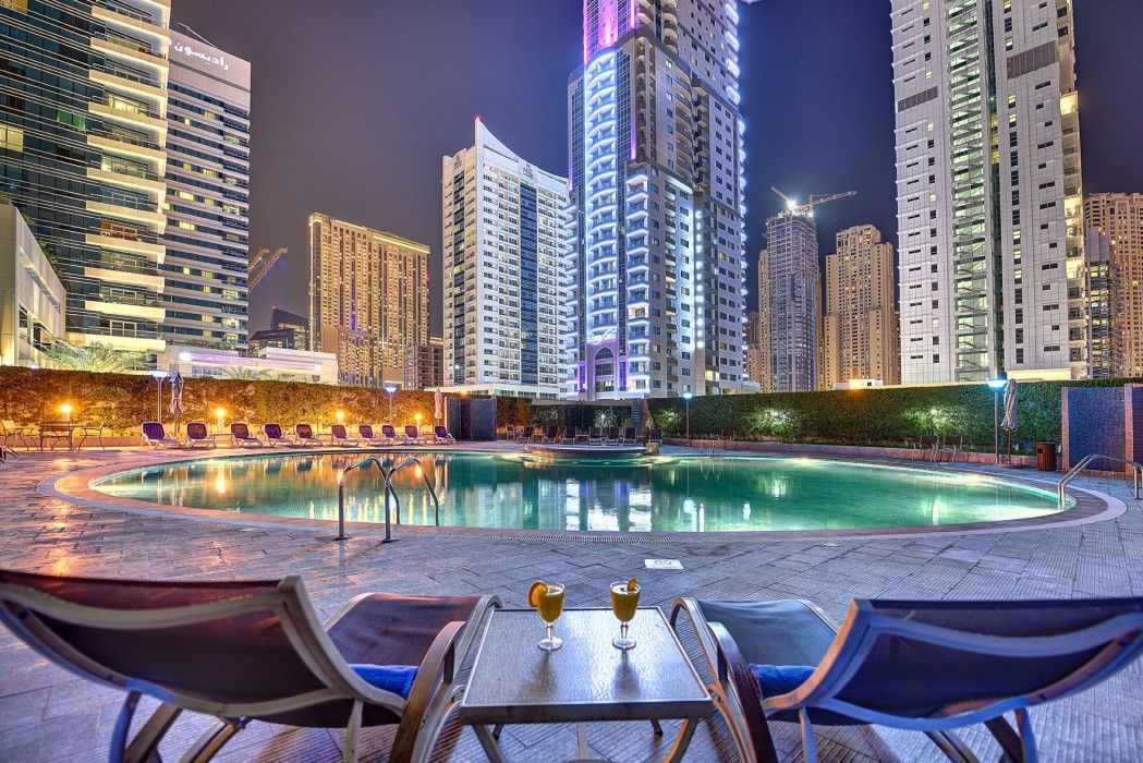 Marina View Deluxe Hotel Apartment Dubaï Extérieur photo